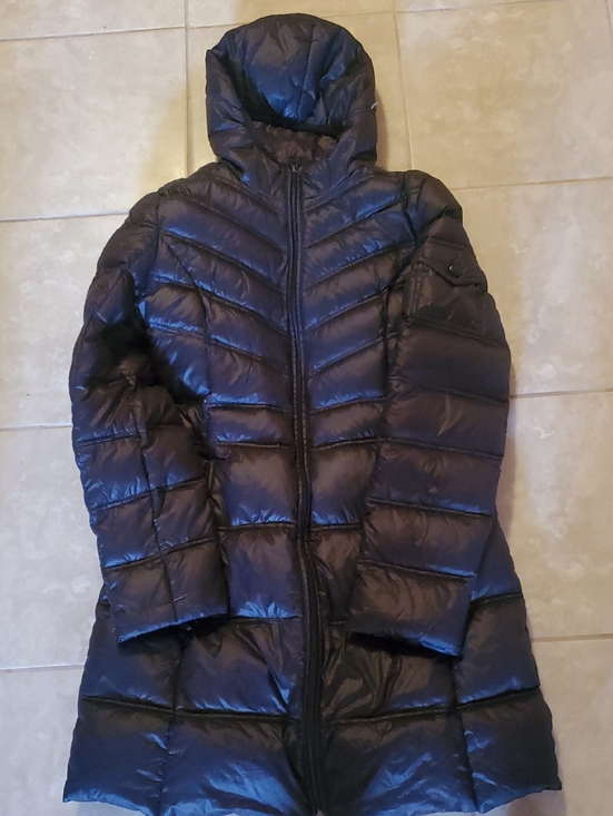 Miss Sixty Jackets & Blazers - Miss Sixty Black Quilted Hooded Puffer Coat